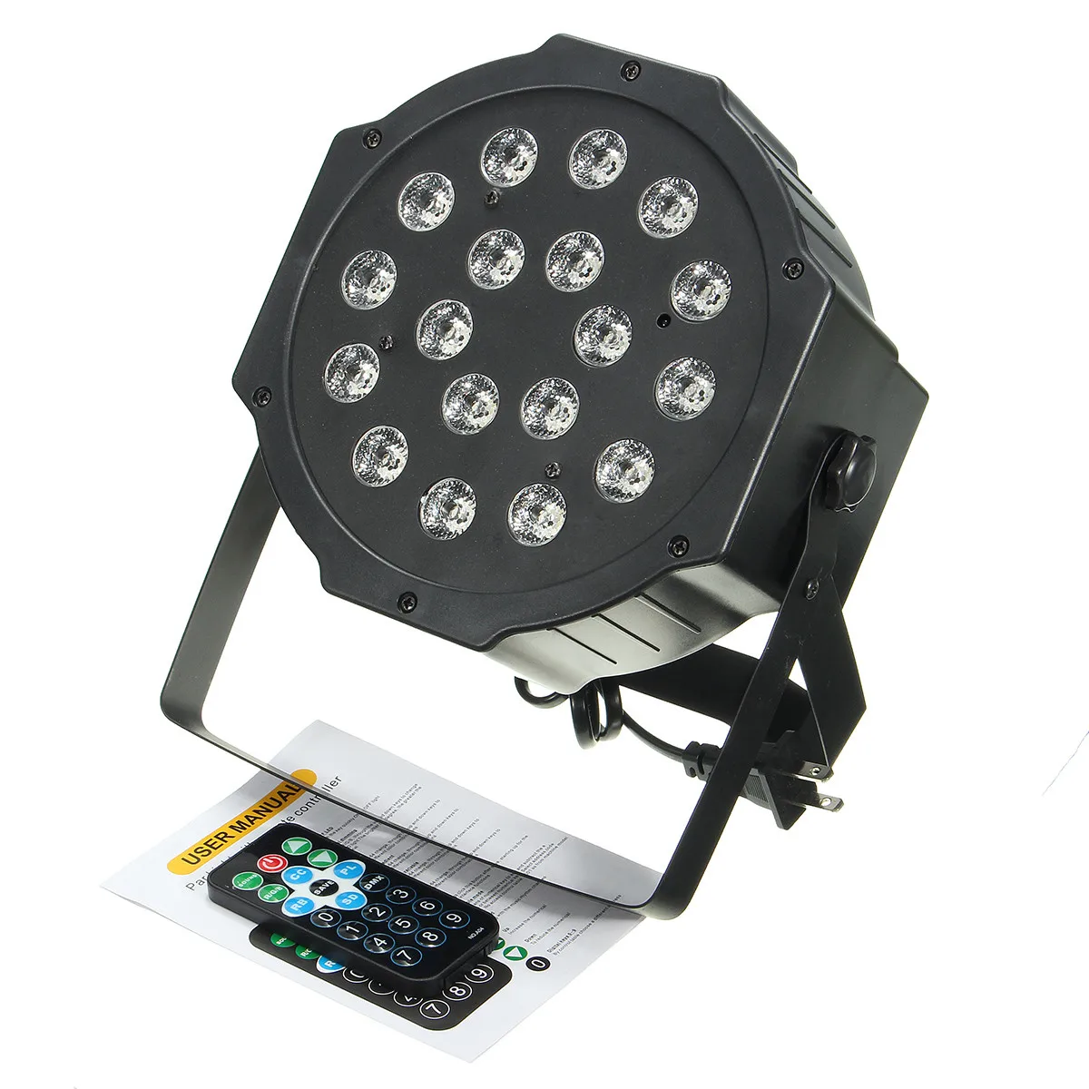 18 Вт RGB Светодиодный Освещение сцены DMX Par DJ диско Uplighter стробоскопический