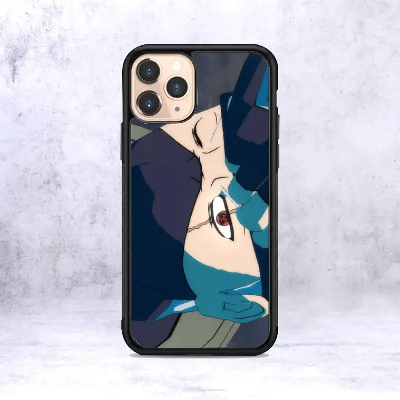 

Anime Naruto Kakashi Sasuke Sharingan 4 Phone Case for iPhone 12 mini 11 pro XS Max X XR 6 7 8 plus SE20 TPU silicon cover