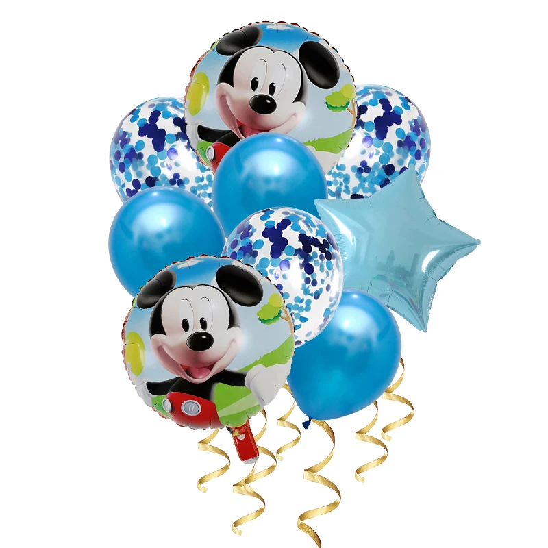 

9pcs Mickey Star Minnie Heart Mouse Ballon Birthday Party Decorations Balloon Baby Shower Foil Balloons Cartoon Kids Toy Globos