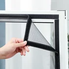 Летние противомоскитная сетка для окна крытых летательных аппаратов-доказательство DIY адаптируемые под требования заказчика съемный невидимые анти-москитные окна экрана на липучке чистая
