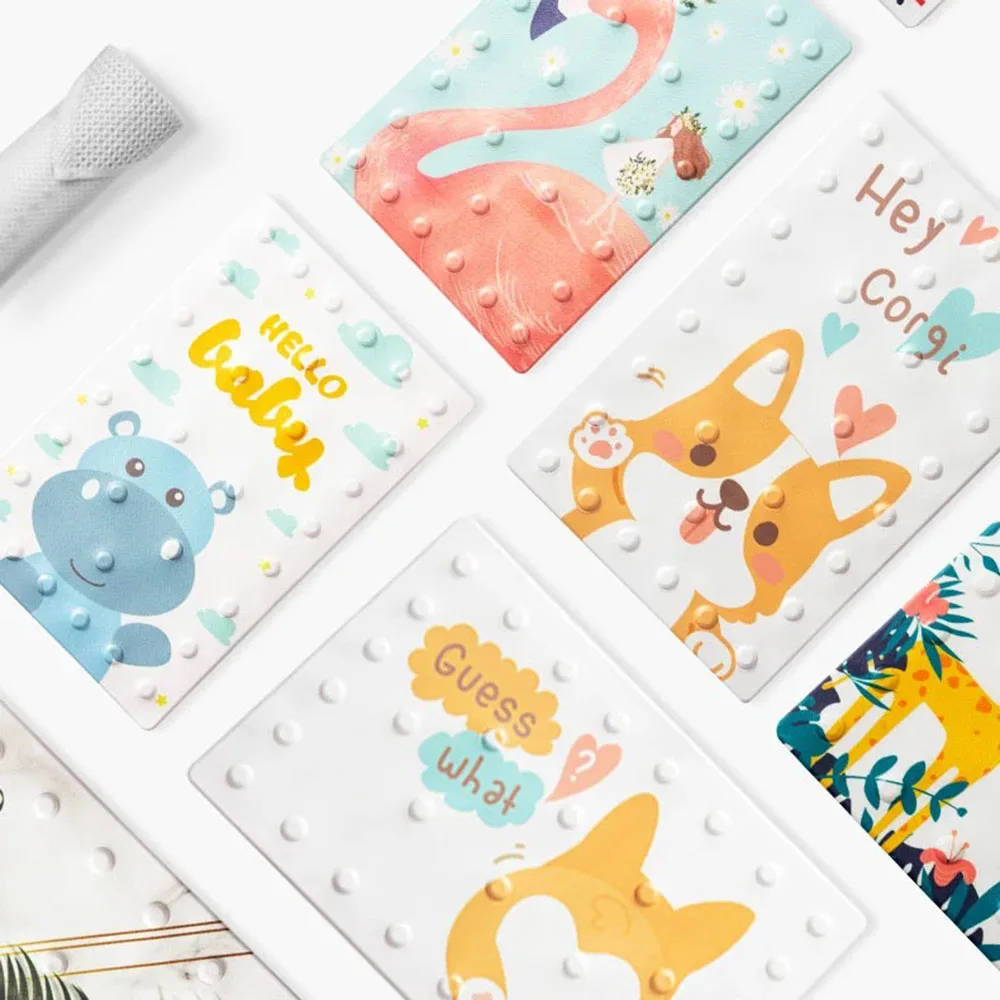 

Cartoon Bathroom Non-slip Mats Water-absorbing and Moisture-proof Shower Room Household Mats Bathroom Toilet Children Bath Mat