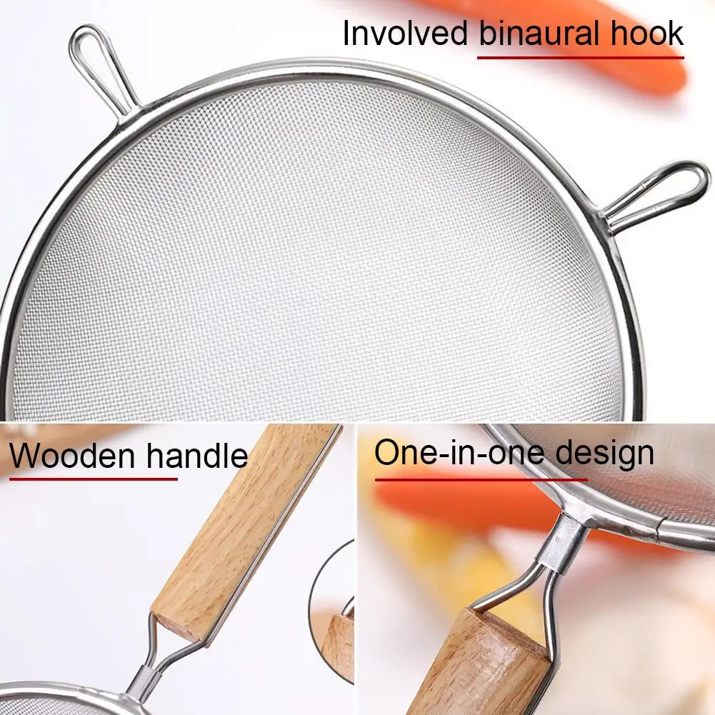 Мелкая сетка сито для пищевых продуктов 304 из нержавеющей стали дуршлаг-сито с