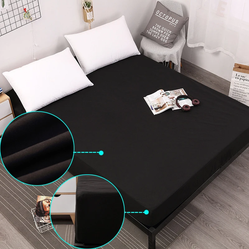 Защитный чехол для матраса с твердым покрытием кровать воздухопроницаемые