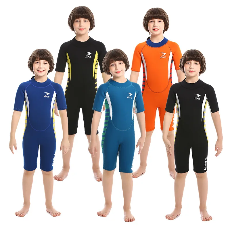 

Wetsuit Long Sleeve Swimsuit Rash Guards Swimwear Anti-UV Swimming Suit Children Surfing Suit Sunscreen Suit Rashguards
