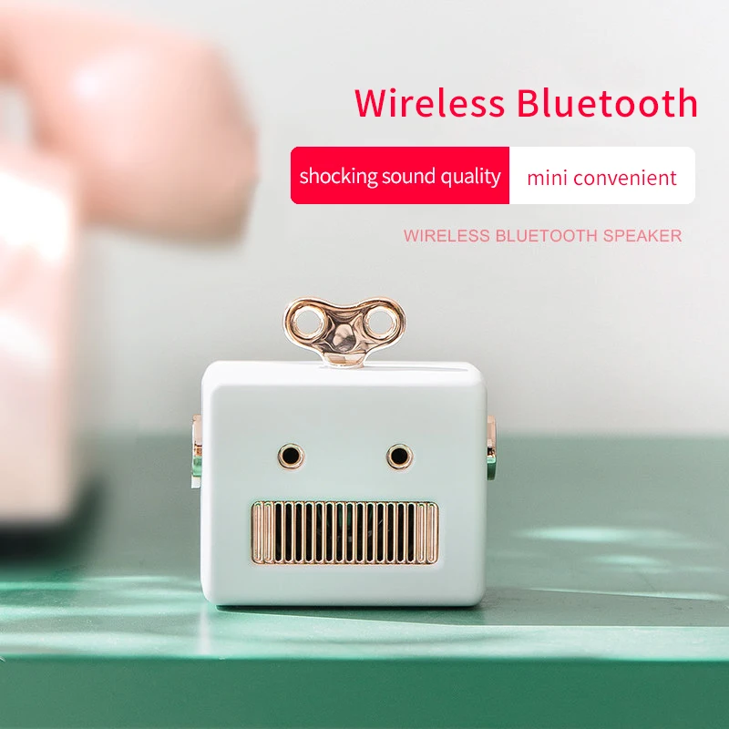 Беспроводной Bluetooth-динамик Портативная колонка с объемным звучанием симпатичный