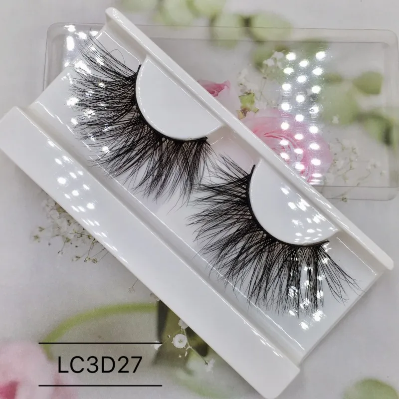 Ресницы для ресниц новые стили 6 парт/Лот 25 мм 3D 100% Искусственные ресницы из меха