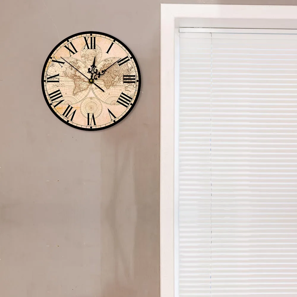 17-го века антикварная карта мира изобразительное искусство печать современные