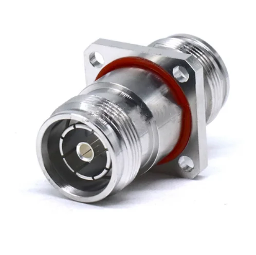 4 3 10 MINI DIN Женский на с отверстиями Фланцевая панель 18 24*18 24 крепление коаксиальный