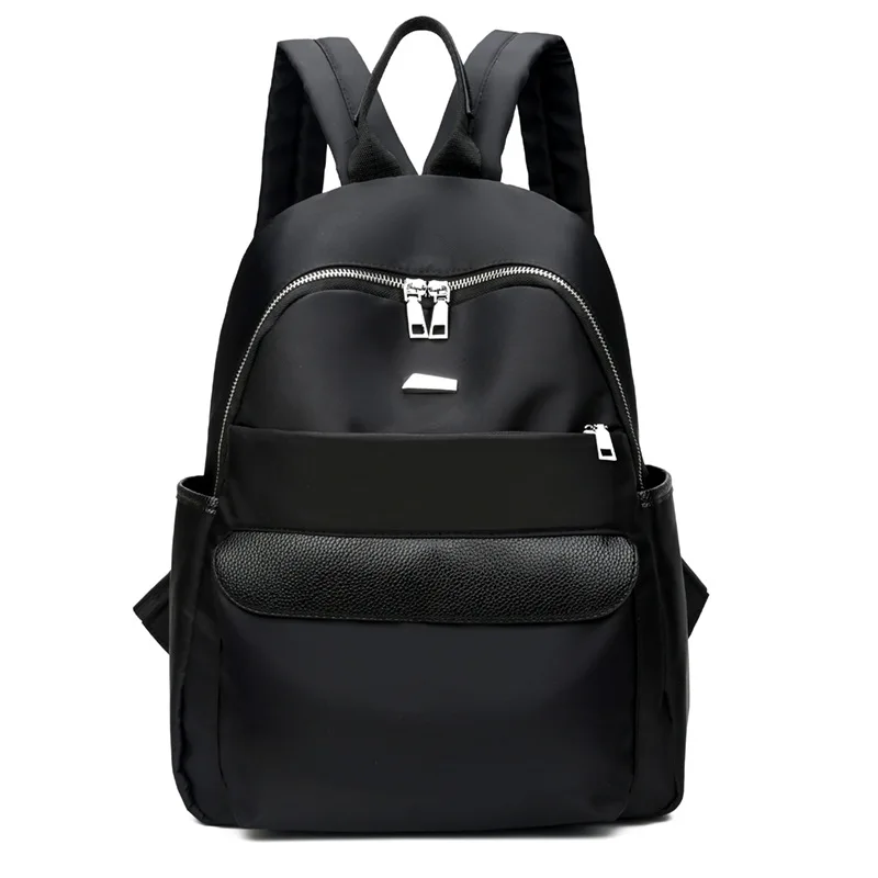 

Women's backpack, waterproof Oxford cloth outdoor travel bag, large capacity backpack, black backpack
