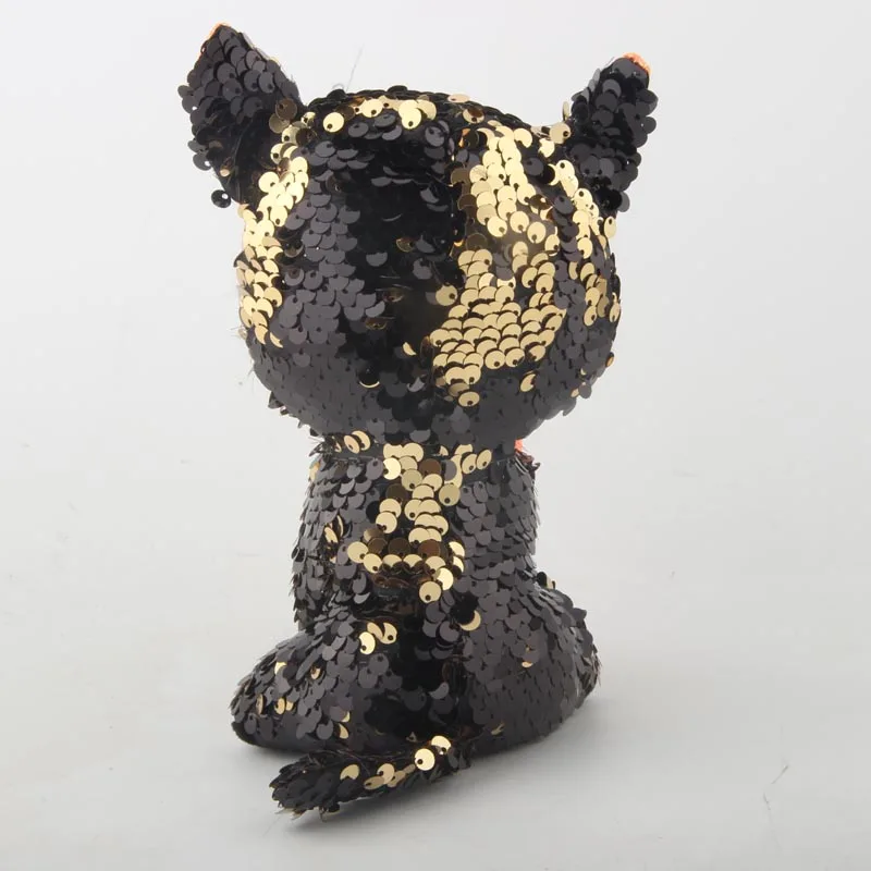 Ty Beanie животные Джинкс Блестящий Кот с тыквой плюшевые игрушки 15 см