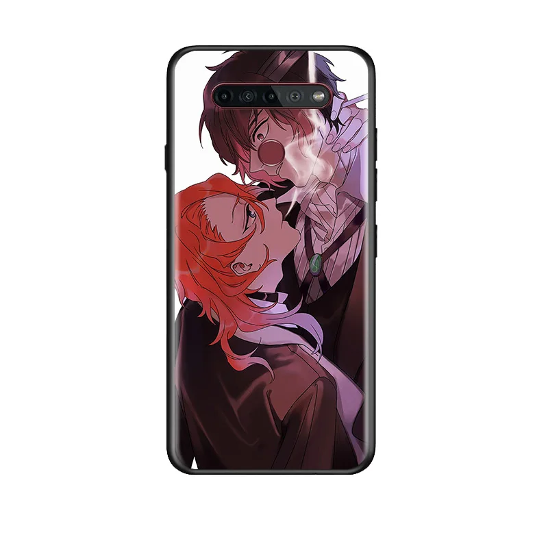 

Anime Bungou Stray Dogs Dazai Osamu For LG G8 V30 V35 V40 V50 V60 Q60 K40S K50S K41S K51S K61 K71 K22 ThinQ 5G Phone Case