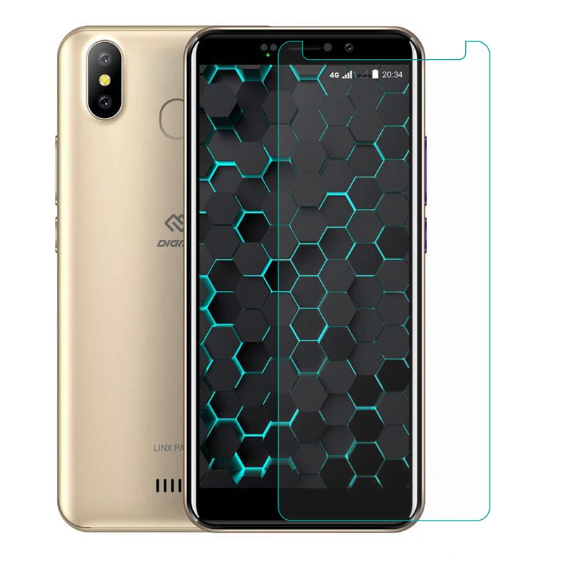 Защитное стекло для Digma LINX Pay закаленное с защитой от царапин Защитная пленка