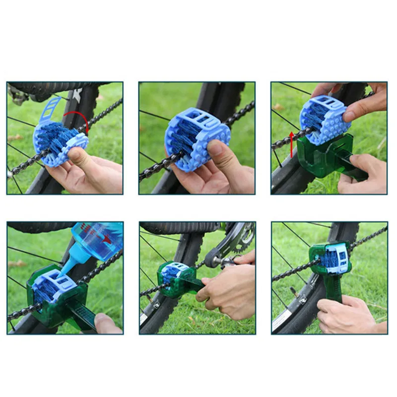 Набор инструментов для чистки велосипедной цепи кассета щетки скруббер быстрая