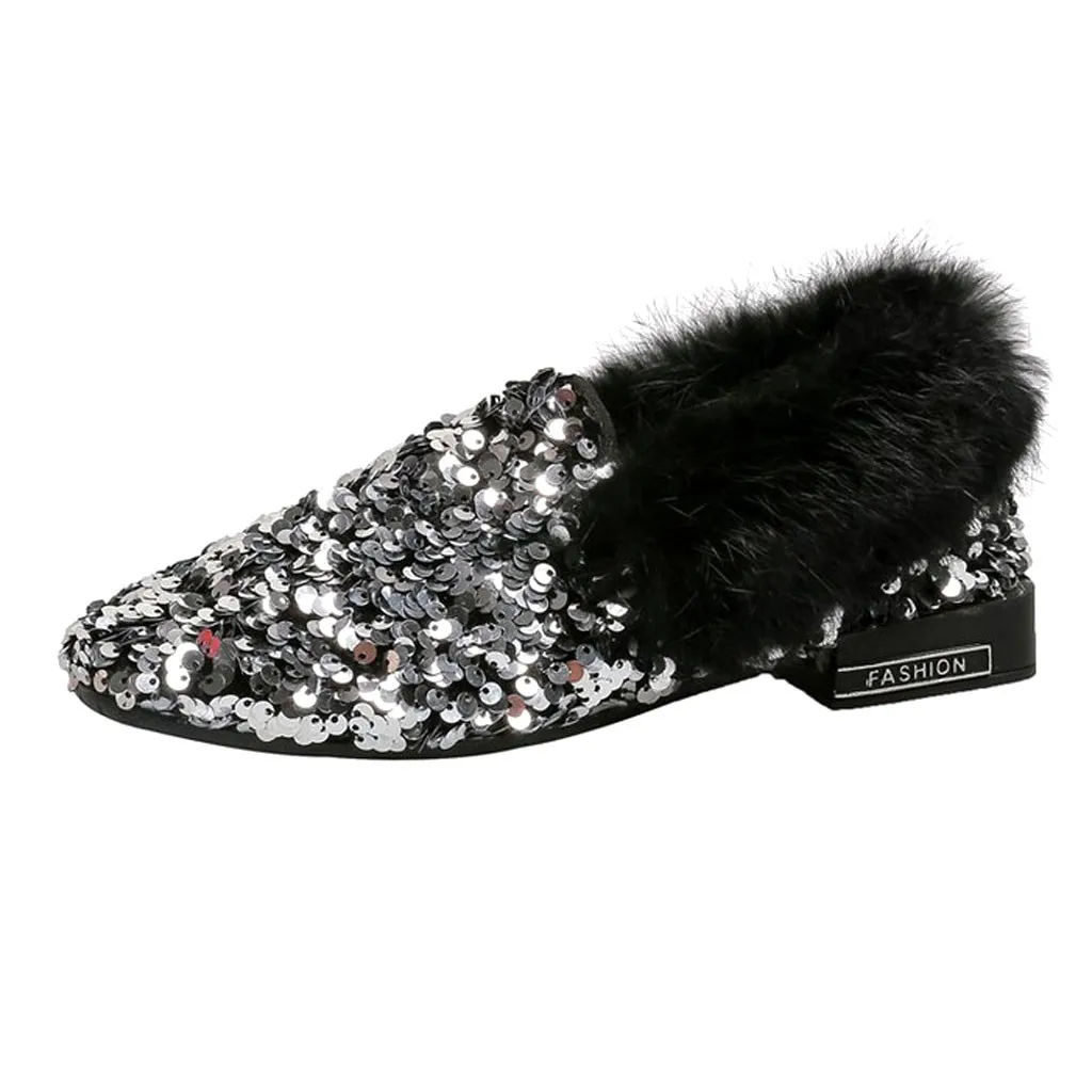 Ботильоны со стразами и Модные женские короткие ботиночки с расшитым блестками