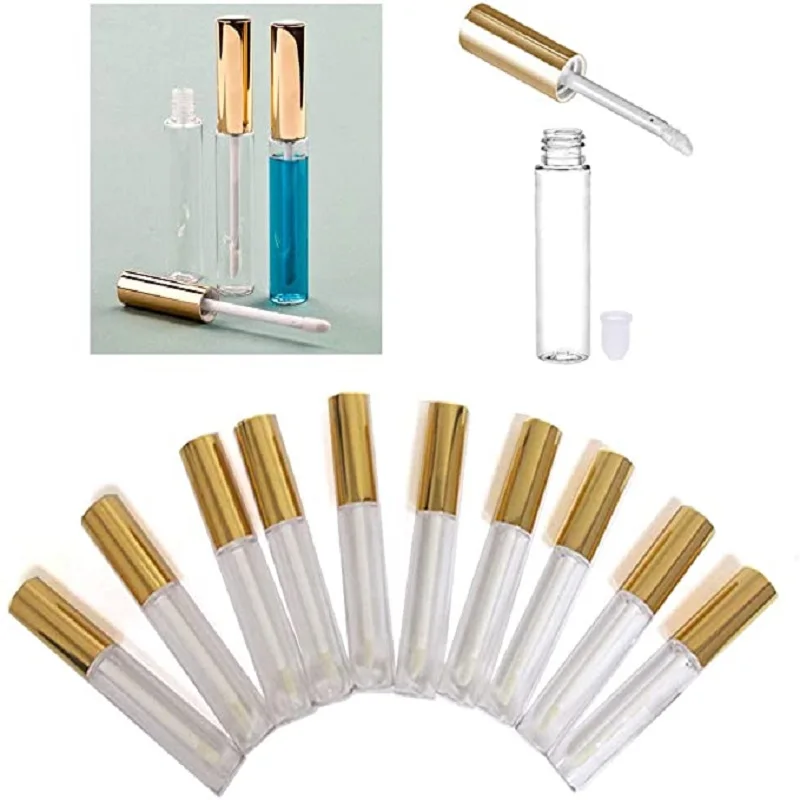 30 пластиковых блесков для губ 10 мл контейнер бальзама прозрачный блеск из