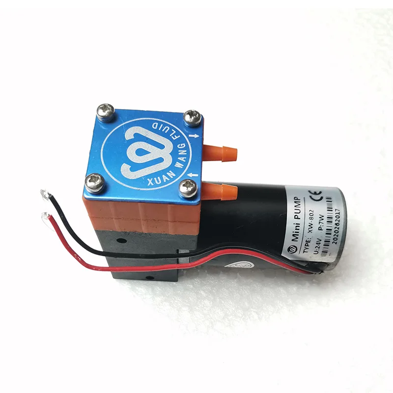 Воздушный насос постоянного тока мембранный мини 24 В устойчивый к коррозии