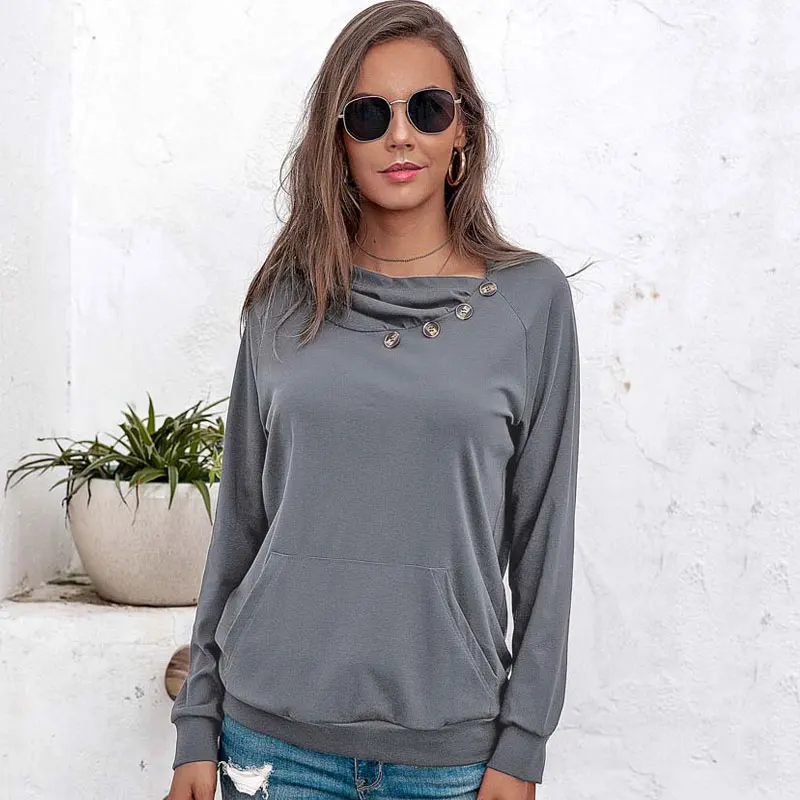 

Осень 2020, толстовка с капюшоном, Женская толстовка с длинным рукавом, толстовка с капюшоном, женские толстовки на пуговицах, свитшоты для же...