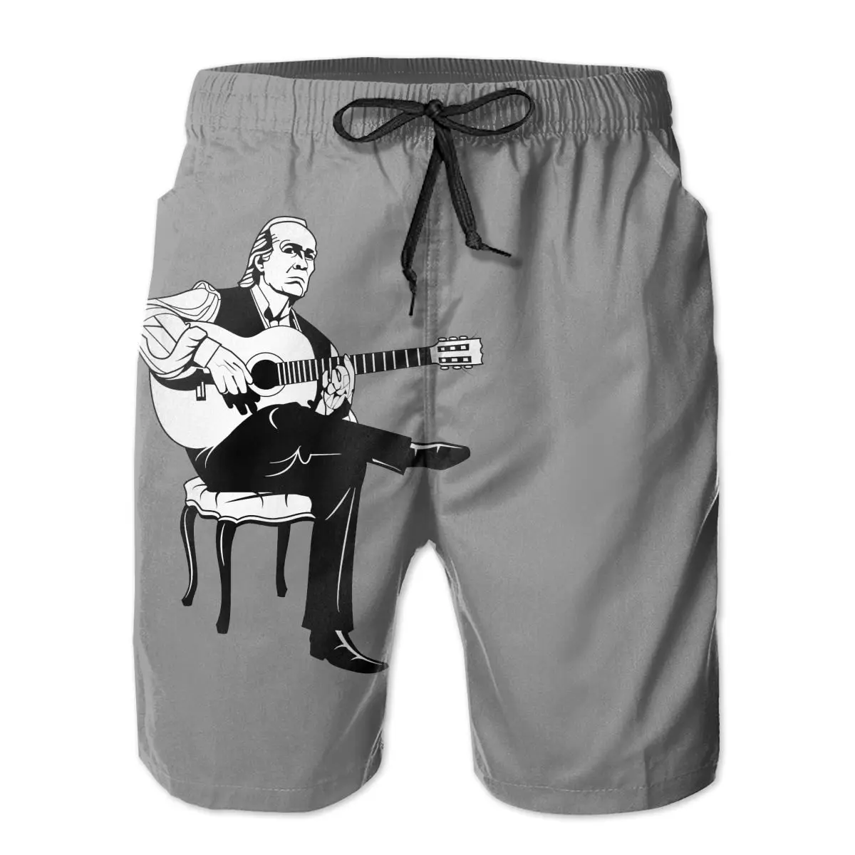 

Causal Breathable Quick Dry Funny Novelty R228 Sports Paco De Lucia Male Shorts