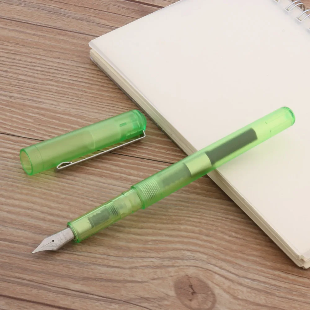 НОВЫЙ Jinhao 991 пластиковая перьевая ручка F Перо канцелярские школьные письменные