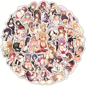 103050100pcs hentai sexy pinup stickers anime girl waterproof guitar car luggage skateboard laptop bike graffiti sticker toy free global shipping