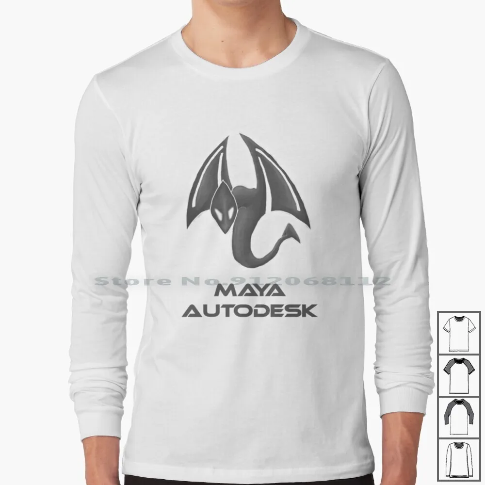 

Maya Long Sleeve T Shirt Maya Dragon Design