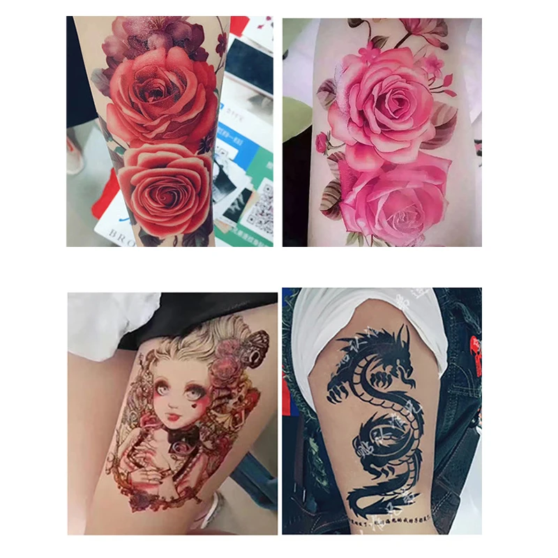 Водонепроницаемый Временные татуировки хна поддельные флеш-тату наклейки Taty Tatto