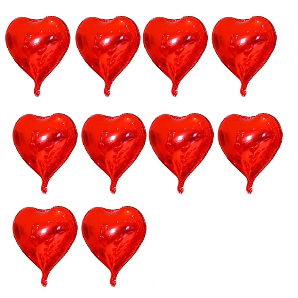 

10Pcs Balloon Decor Decorative Party Balloon Smooth Surface Balloon Set