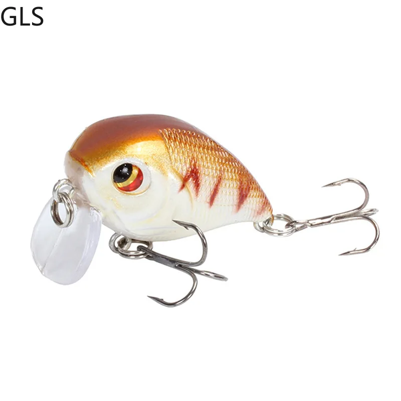 

3D Eyes Fishing Lure 4.5cm/7.4g High Quality Artificial Hard Bait Bass Crankbait 8 Colors Available Fishing Tackle 1pcs