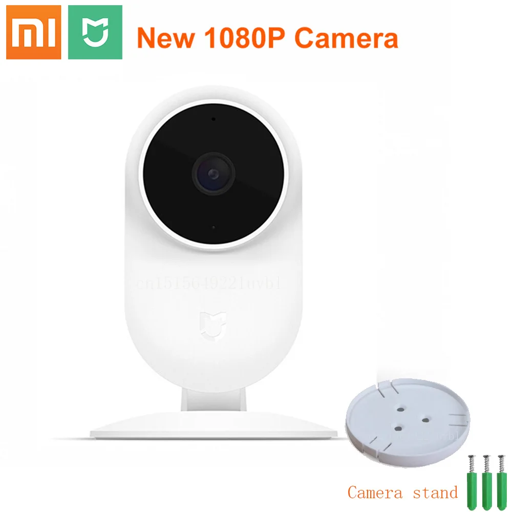 Оригинальная умная IP камера Xiao mi jia 1080P 2,4G Wi-Fi 130, широкоугольная камера 10 м, с функцией ночного видения, с отслеживанием, умная домашняя камера mi