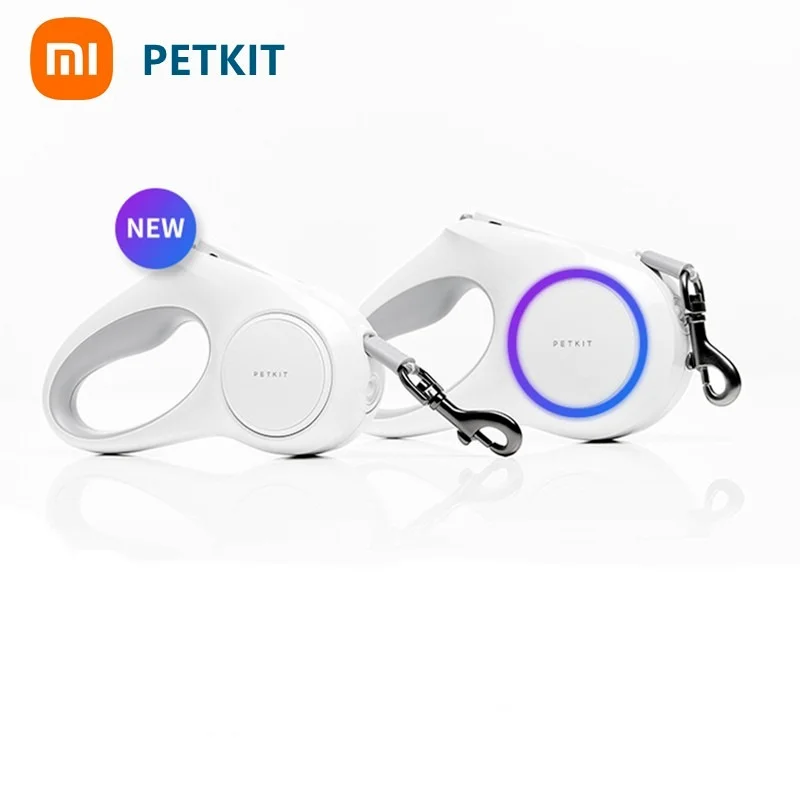 

Xiaomi Petkit Go Shine Max Pet Leash Dog Traction Rope Flexible Ring Shape 3m/4.5m with LED Night Light Dogs Accessoires