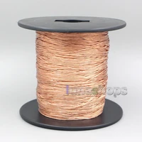 LN007012 Extreme Soft Pure OCC 24005mm PVC Crystal Diameter OD 075mm-05mmDIY Audio Headphone Earphone Bulk Wire Cable