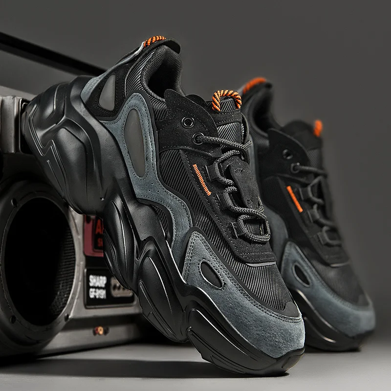 

Men Fashion Couple Running Shoes Damping Hard-Wearing Casual Shoes Rubber Soft bottom Breathable Light Sports Shoes 36-44