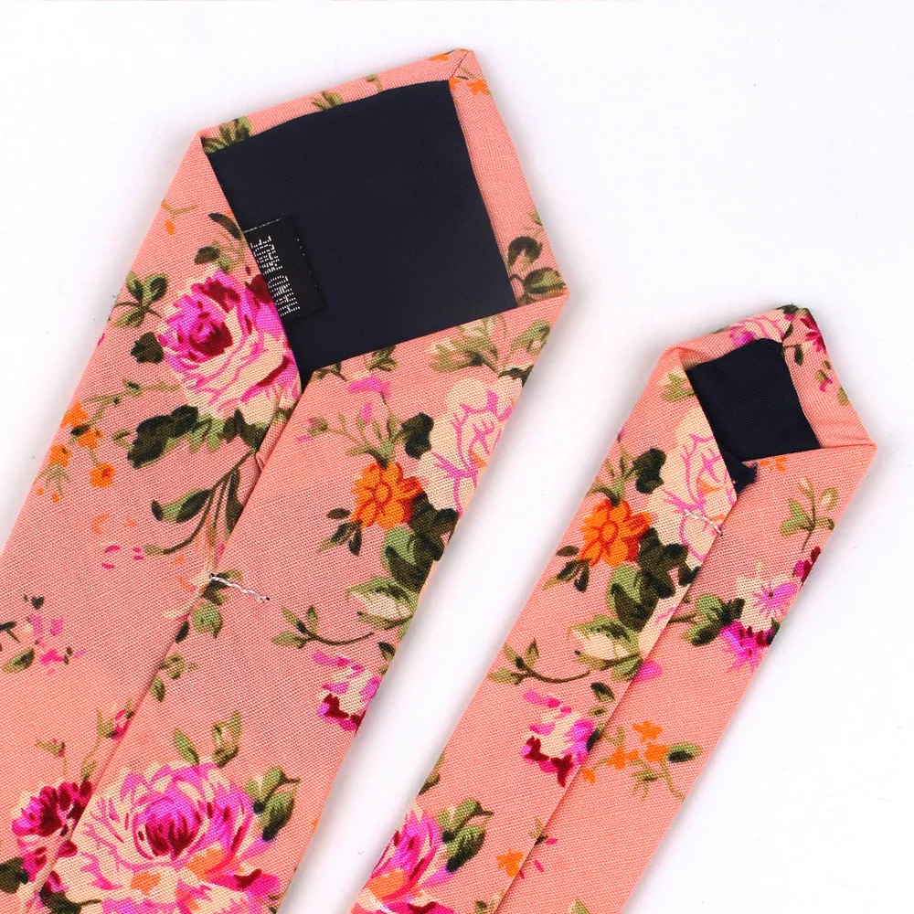 Новый Цветочный галстук для мужчин и женщин узкий хлопковый на шею свадьбы
