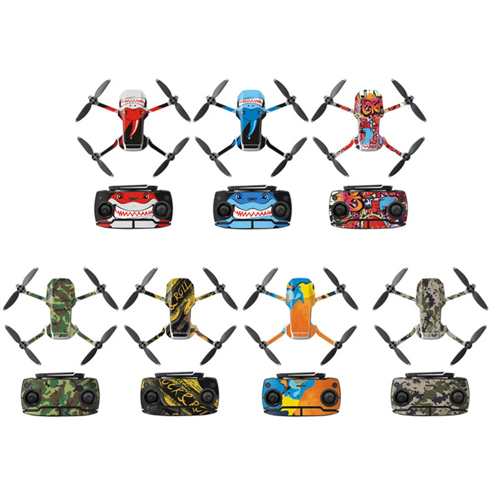 

ПВХ-наклейки с полным покрытием, защитная пленка, наклейка для пульта дистанционного управления DJI Mavic Mini Drone, водонепроницаемая наклейка с з...