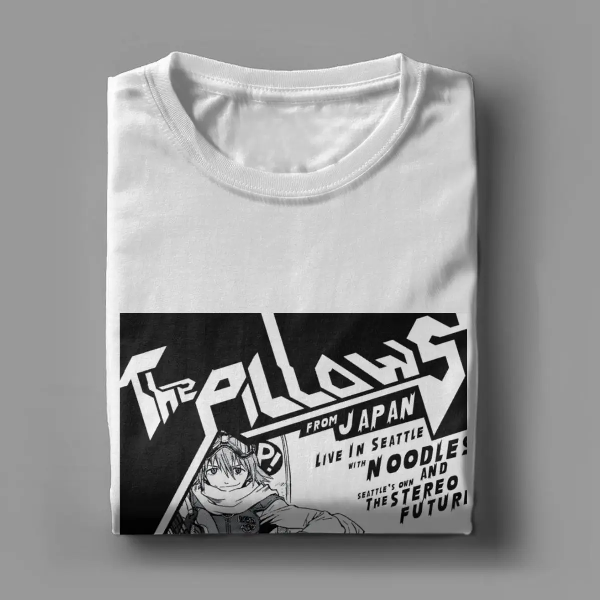 Футболка мужская хлопковая с коротким рукавом круглым вырезом и принтом