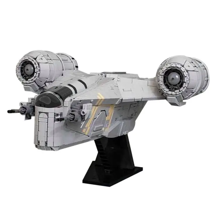 

MOC Razoral космическая война the Crest самолёт блоки игрушки Бронированный Транспорт высокотехнологичный корабль совместимый 79292/75292