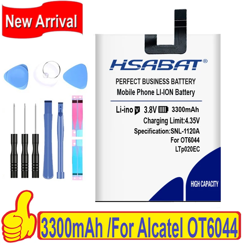 Топ бренд 100% новый 3300 мач TLp020EC аккумулятор для Alcatel One Touch POP UP OT6044 6044 6044D батареи +