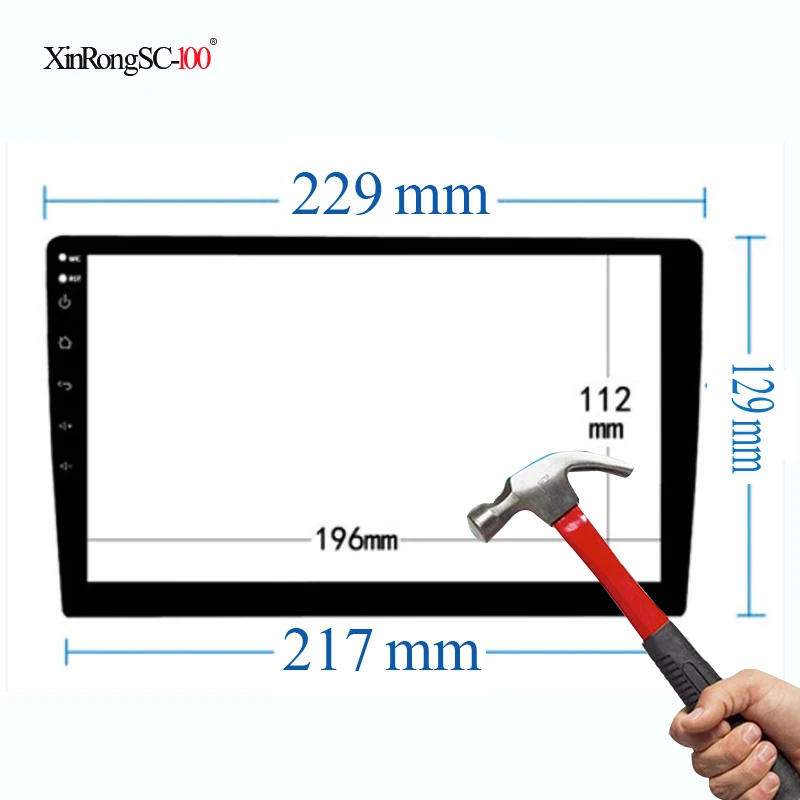 Защитная пленка для экрана 9 дюймов Android 0 2 Din автомобильный DVD-плеер GPS-радио