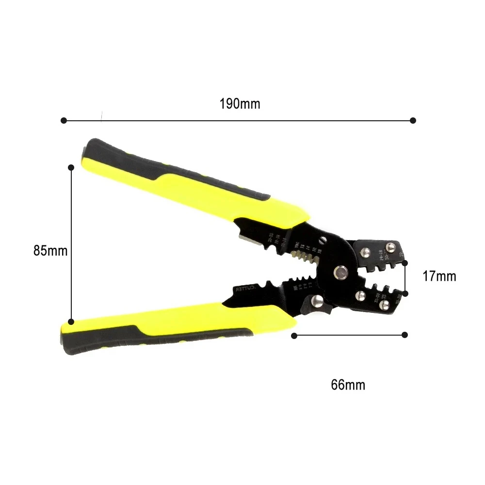 

Multi Tool Pliers Crimping Pliers Wire Stripper Multi functional Snap Ring Terminals Crimpper