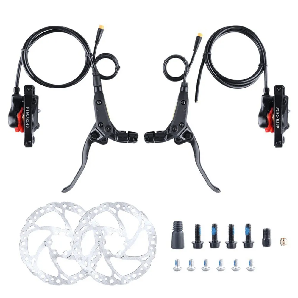 

Power Brake Hydraulic Brake Levers Universal 80CM Electric Bicycle Brake