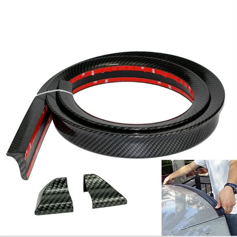 

For M3 M4 Z4 For E90 E92 E46 F30 F32 F10 F80 F82 Rubber Carbon Fiber Car-styling Rear lip Spoiler Roof Wing for BMW Any Car