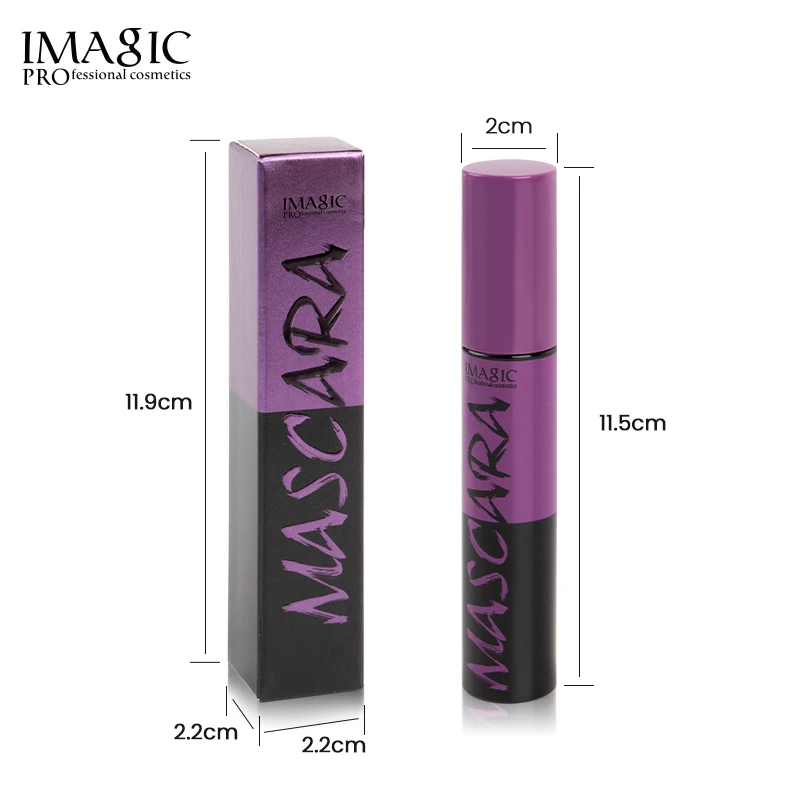 Черная тушь для ресниц быстросохнущая натуральная густая завивка водостойкая