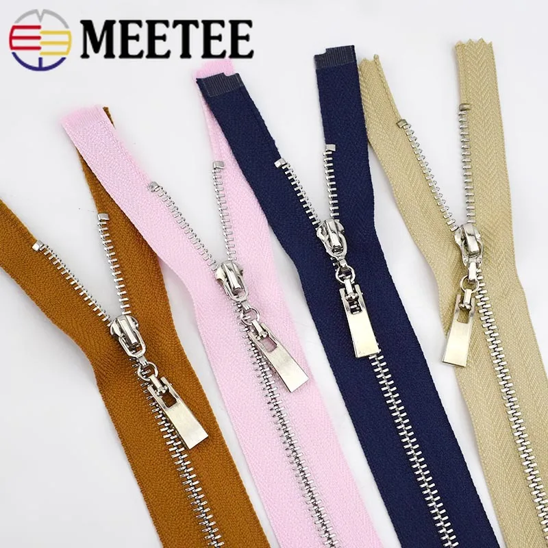 Meetee 5 шт. 20 см закрытый 40/70 открытый конец 3 # металлическая молния автозамок Декор
