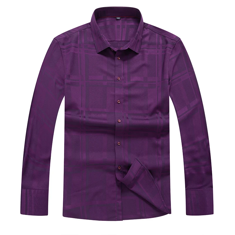Осень Зима 8XL размера плюс мужская одежда рубашки брендовая модная Camisa Social