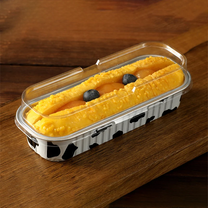 100 шт одноразовые чашки для выпечки из алюминиевой фольги коробка торта 200 мл