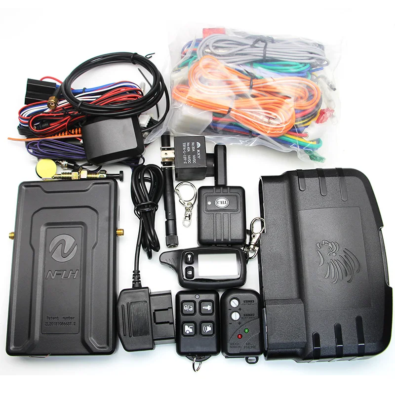 Автомобильная сигнализация TW9010 двусторонняя мобильный телефон управление