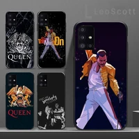 queen band phone case for samsung a40 a31 a50 a51 a71 a20e a20s s8 s9 s10 s20 plus note 20 ultra