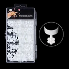 Накладные ногти, короткие, акриловые, в форме полумесяца, 100 шт.кор.