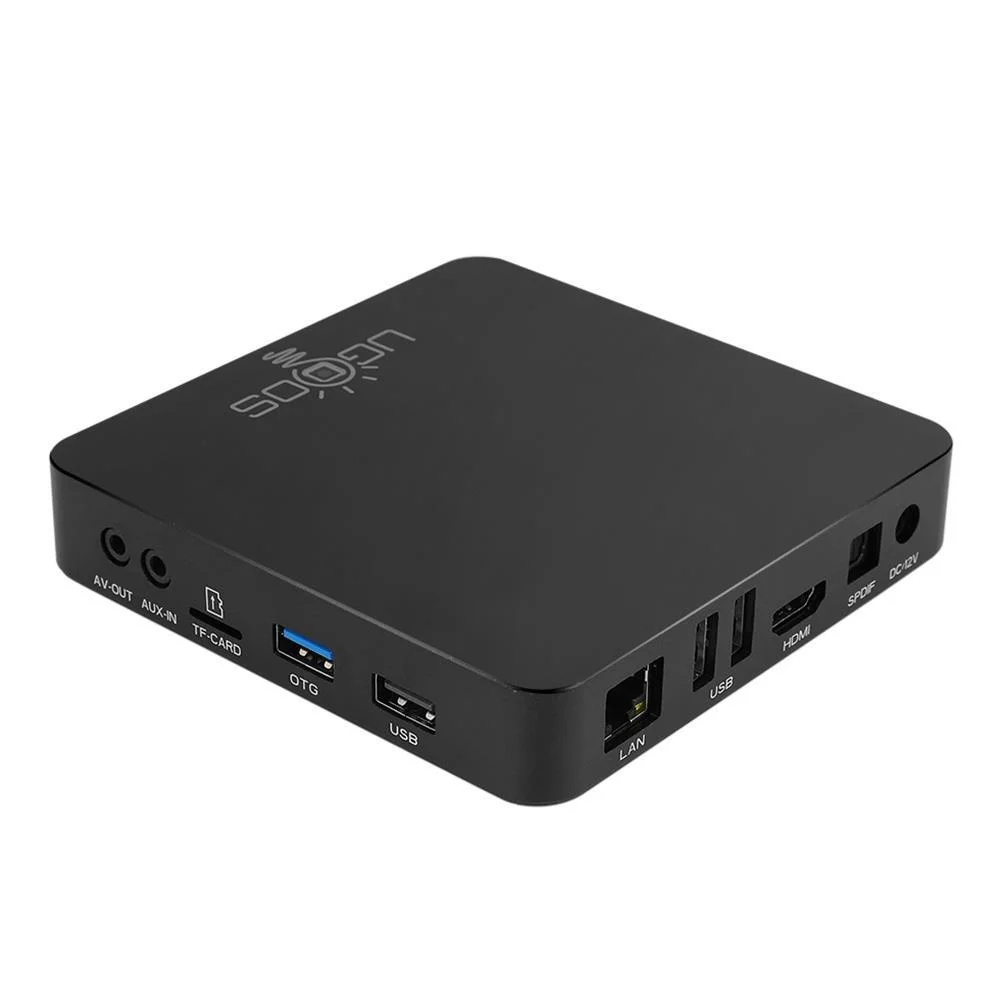 UGOOS AM6 2G/16G Android 9.1 TV Box AM3 Amlogic S912 Octa-core 2.4G & 5G WiFi H.265 VP9 UHD 4K media player Smart BOX | Электроника