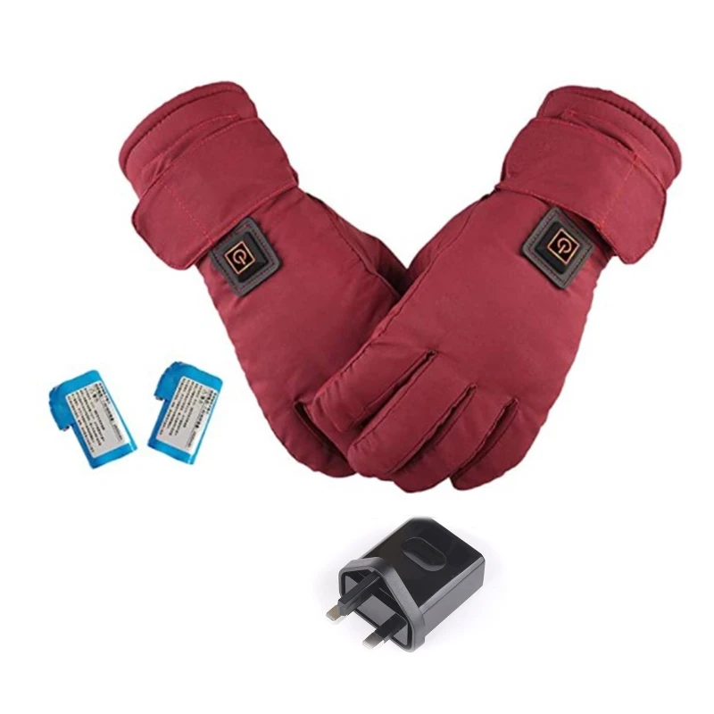 

H8WC Touch Screen Motorcycle Electrocar Heating Gloves Warmer Heated Gloves Recharge